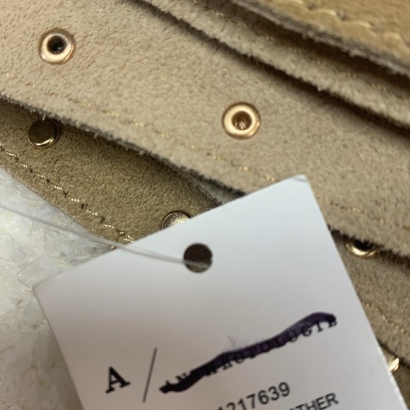 Anthro Brynn Studded Wrap Belt in Natural New